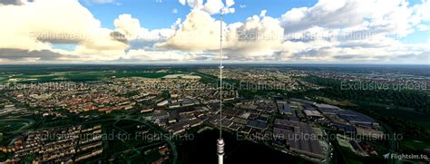 Gerbrandy tower IJsselstein (height 1220 feet) for Microsoft Flight ...