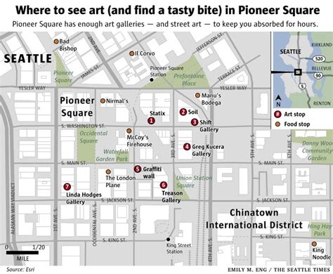 Pioneer Square Seattle Map - Table Rock Lake Map