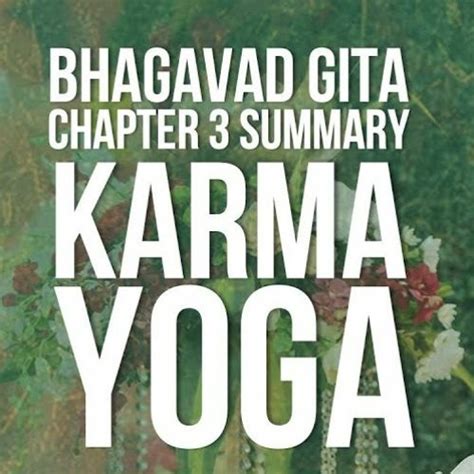 Stream episode Bhagavad Gita - Chapter 03 Summary - Karma Yoga by Sanathana Vani podcast ...