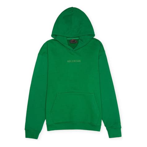 Air Jordan Wordmark Fleece Hoodie 'Pine Green' FJ1967-302 - KICKS CREW