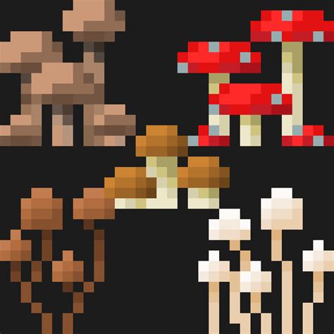 Mushroom Clusters - Shelf Fungus Add-on Minecraft Texture Pack