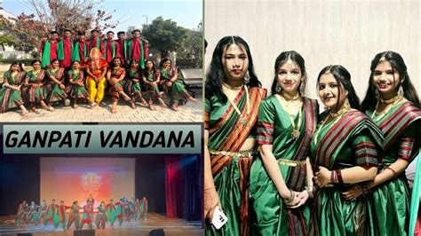 Ganpati Vandana Dance Performance||Ganesh Mashup 2022|| TMU Dance Performance - YouTube