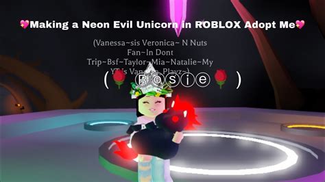 MAKING A NEON EVIL UNICORN IN ROBLOX ADOPT ME! - YouTube