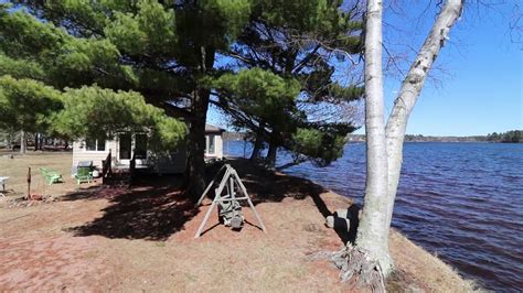 SOLD NW W lake cabin at the edge of Lake Nebagamon - YouTube