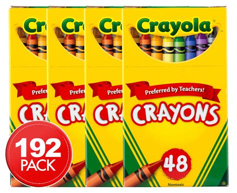 4 x Crayola Crayons Box 48-Pack | Scoopon Shopping