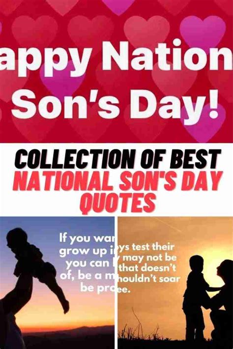 Collection of Best NATIONAL SON'S DAY QUOTES