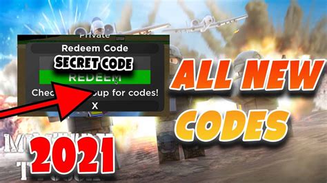 Roblox Military Tycoon Codes