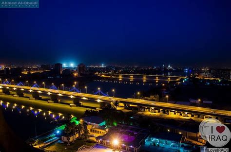 Baghdad at night بغداد ليلا