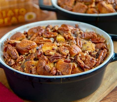 Pecan Pie Bread Pudding - Martin's Famous Potato Rolls and Bread