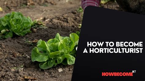 How to become a Horticulturist