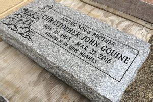 On-Site Headstone and Gravestone Engraving Service - Lincoln Granite