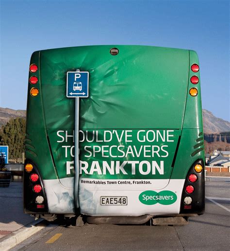 example of bus back advertising, | Guerilla marketing, Bus advertising, Funny commercial ads