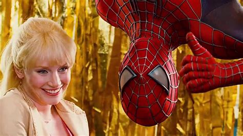 Spider Man And Gwen Stacy Kiss Scene SPIDER MAN 3 2007 - YouTube