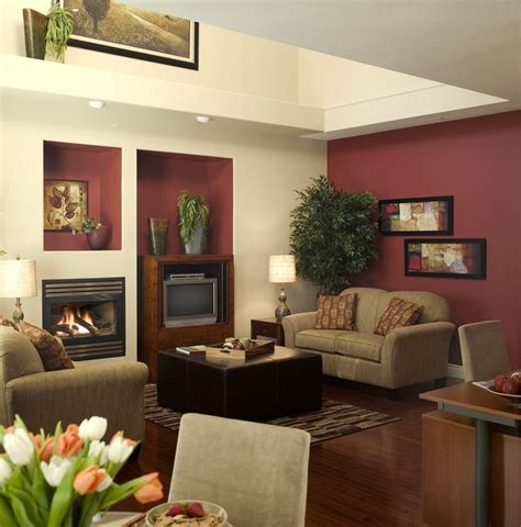 Burgundy Living Room Color Schemes | Roy Home Design