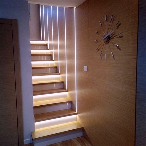 17 Best Stairway Lighting Ideas, Spectacular With Modern Interiors - homelovers | Stairway ...
