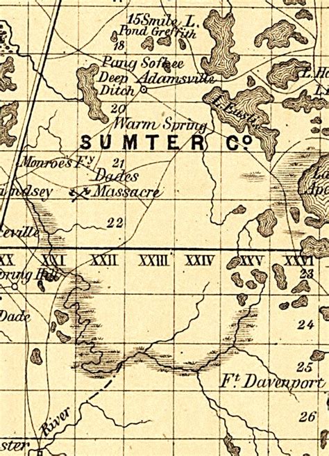 Sumter County Map Florida County Map Sumter County | Images and Photos ...