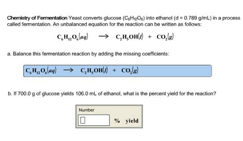 Fermentation of Glucose Equation - EmeliailHolloway