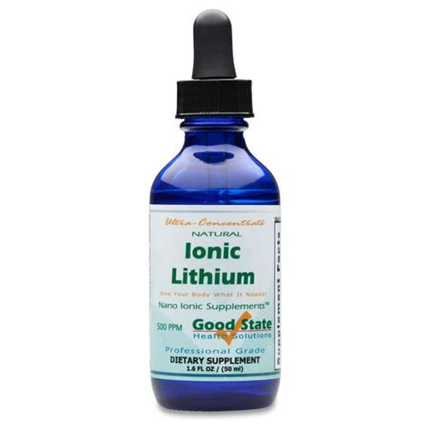 (Glass Bottle) Liquid Ionic Lithium Ultra Concentrate (10 Drops Equals 500 Mcg) - Walmart.com ...