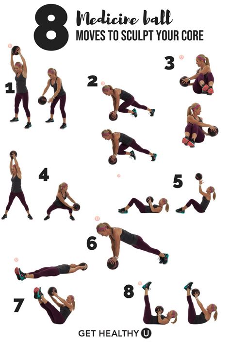 Pilates Training, Fitness Training, Medicine Ball Ab Workout, Medicine ...