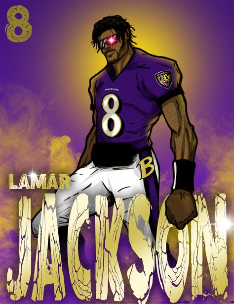 Lamar Jackson Cartoon Wallpapers - Wallpaper Cave