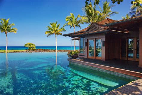 luxury coastal home | hualalai resort | Hawaii beach house, Waterfront ...