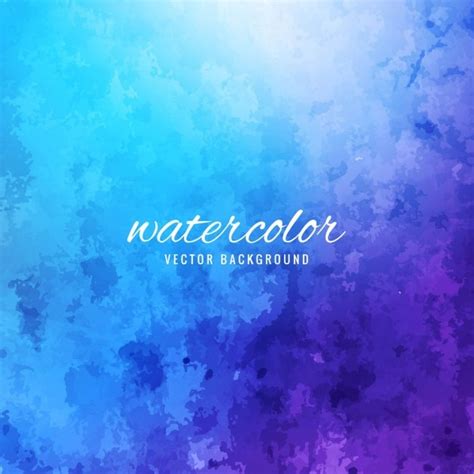 Watercolor, blue and purple Vector | Free Download