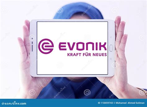 Evonik Industries Company Logo Editorial Stock Photo - Image of illustrative, tablet: 118459743