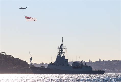 Soon-to-be-commissioned HMAS Hobart DDG 39 (currently NUSHIP Hobart ...