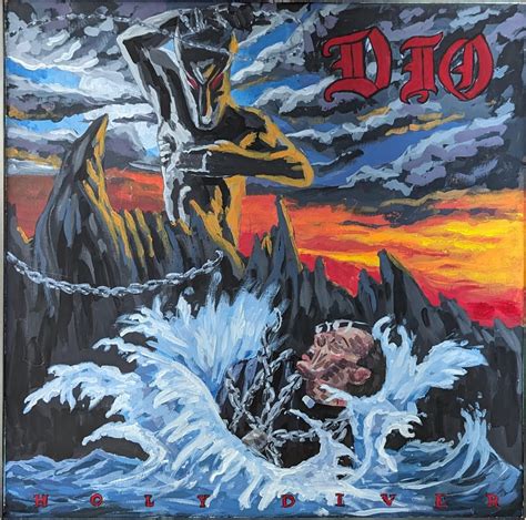 Holy Diver album cover painting : r/dio