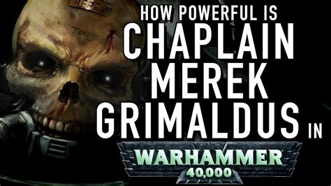 40 Facts and Lore on High Chaplain Merek Grimaldus of the Black Templars, Warhammer 40K - YouTube