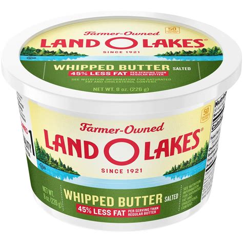 Land O Lakes® Salted Whipped Butter, 8 oz Tub - Walmart.com - Walmart.com