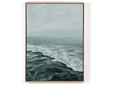 Four Hands Art Studio Morning Waves By Shaina Page Print / Painting ...