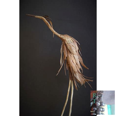 Driftwood Art, Blue Heron Sculpture #DriftwoodArt #BringInOutdoors # ...