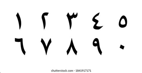 167 Eastern Arabic Numerals Images, Stock Photos & Vectors | Shutterstock