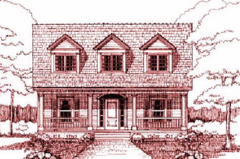 Country Style House Plan - 3 Beds 2.5 Baths 1718 Sq/Ft Plan #79-221 | Country style house plans ...
