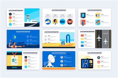 Aviation Powerpoint Infographic Template – Slidewalla