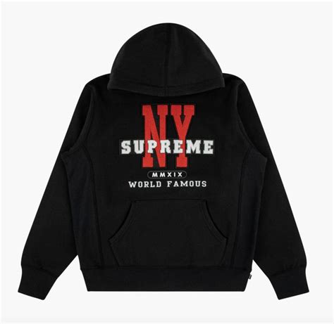 Supreme NY Hoodie "FW 19" - SU8277 | Hoodies, Supreme hoodie, Streetwear brands