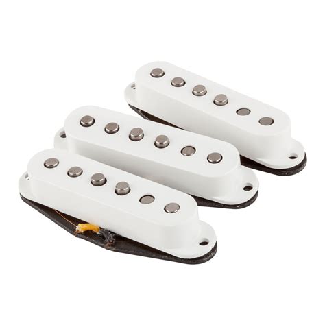 Fender Custom Shop Fat '50s Stratocaster Single Coil Pickups Set (White) - Glued to Music