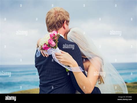 Wedding, Happy couple in love Stock Photo - Alamy