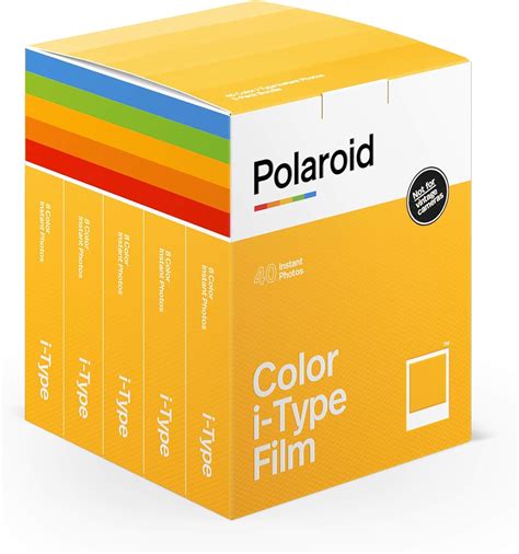 Polaroid Instant Color I-Type Film - 40x Film Pack: Amazon.co.uk: Camera & Photo