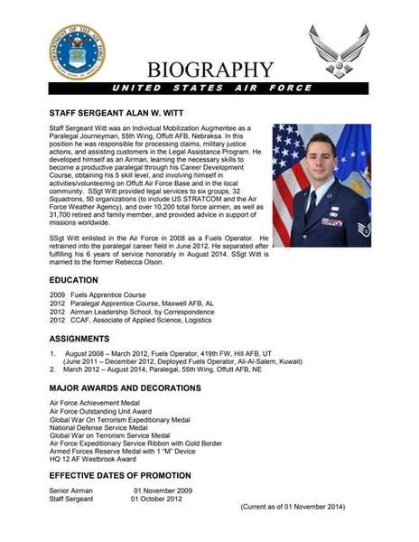 Military Biography