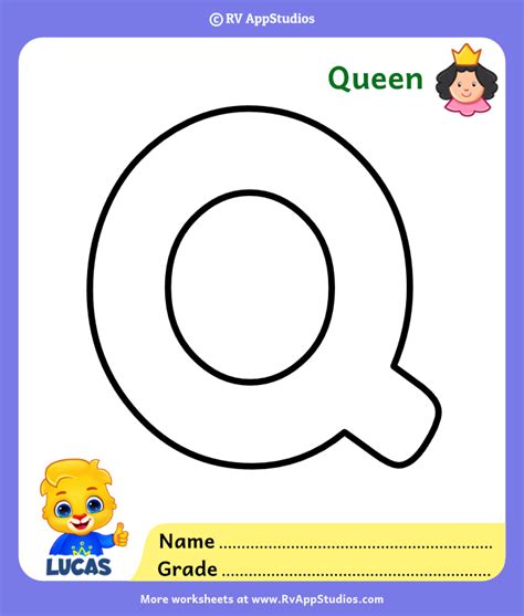 Letter Q Coloring Pages - Alphabet Q Coloring Pages