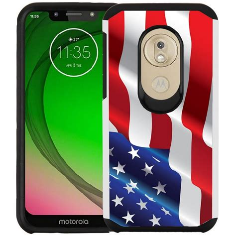 T-Mobile REVVLRY / Motorola Moto G7 PLAY Phone Case - Colorful Design Hybrid Armor Case ...