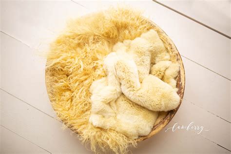 Lemon Sheepskin & Rabbit Fur – Luneberry, LLC