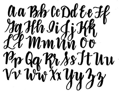 brush calligraphy alphabet Cheaper Than Retail Price> Buy Clothing, Accessories and lifestyle ...