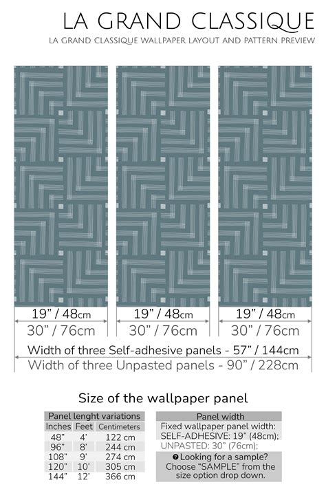 Geometric Seamless Square Removable or Traditional Wallpaper – La Grand ...