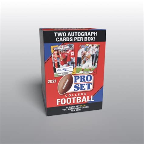 2021 Pro Set College Football Blaster Set Details, Buy Boxes, Reviews