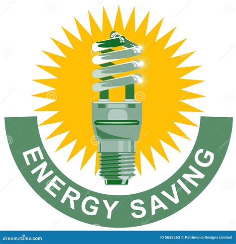 Light Bulb CFL Energy Saving Stock Vector - Illustration of electricity, efficiency: 5658263