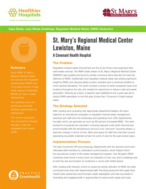 St. Mary`s Regional Medical Center Lewiston, Maine