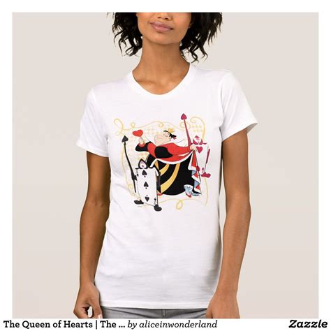 The Queen of Hearts | The Queen's Card Soldiers T-Shirt | Zazzle ...